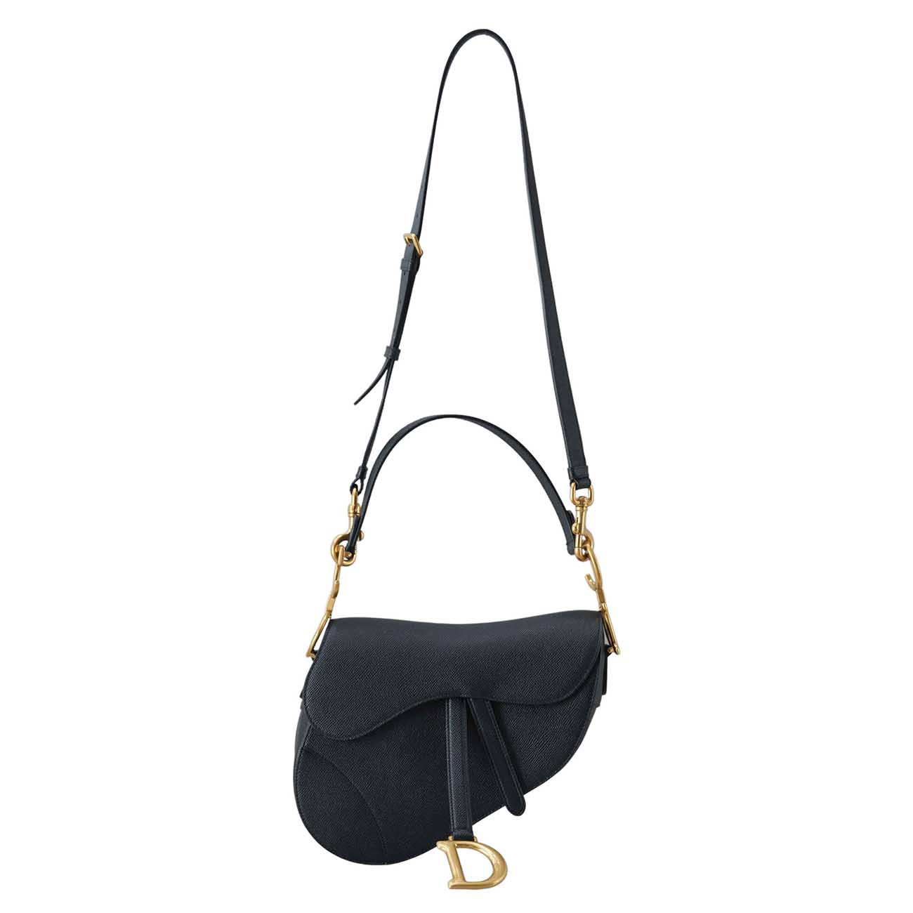 CHRISTIAN DIOR(USED)크리스찬디올 카프스킨 새들 백
